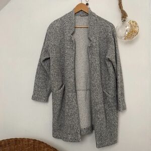 ZARA GRAY CHUNKY CARDIGAN SIZE MEDIUM
